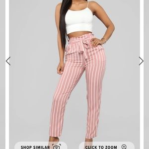 FASHION NOVA- Jacklyn Stripe Pants